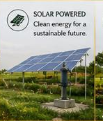 Solar-powered agricultural system at Cighu Agro Farm